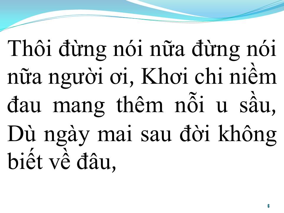 Lời bài hát ĐỪNG NÓI NỮA NGƯỜI ƠI