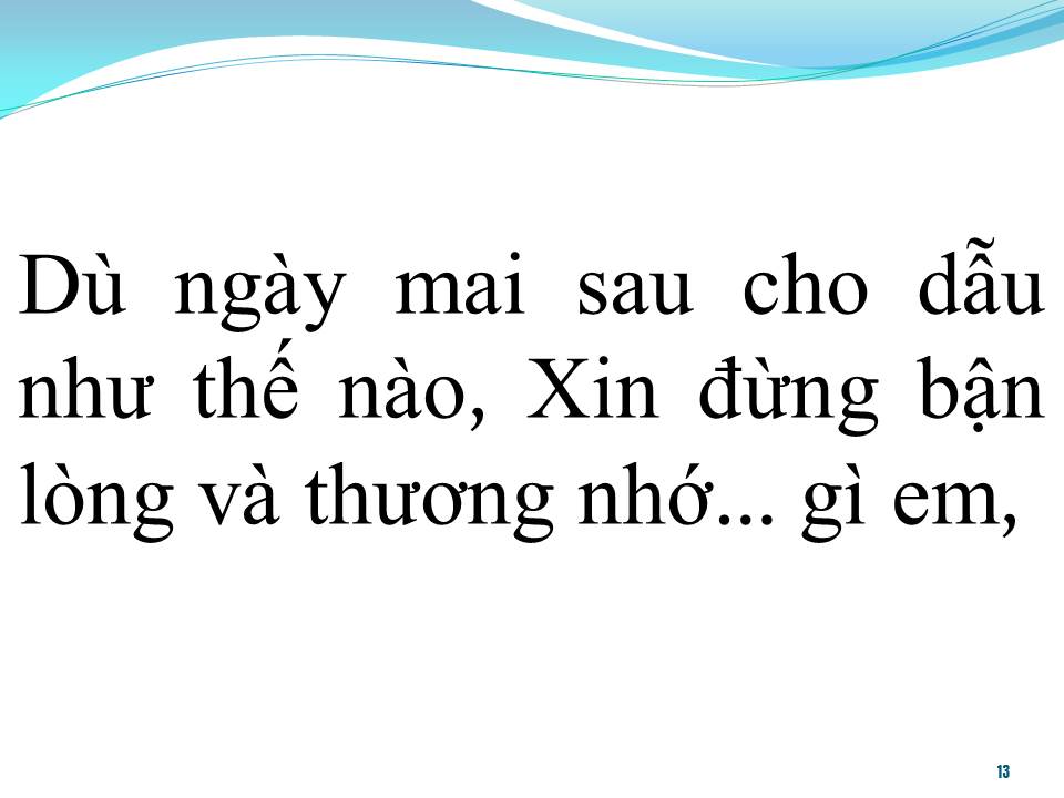 Lời bài hát ĐỪNG NÓI NỮA NGƯỜI ƠI