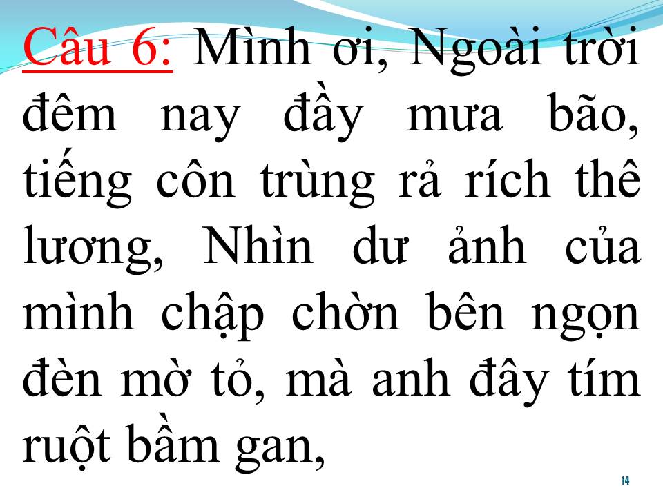 Lời bài hát NHỚ VỢ HIỀN (TÂN CỔ)