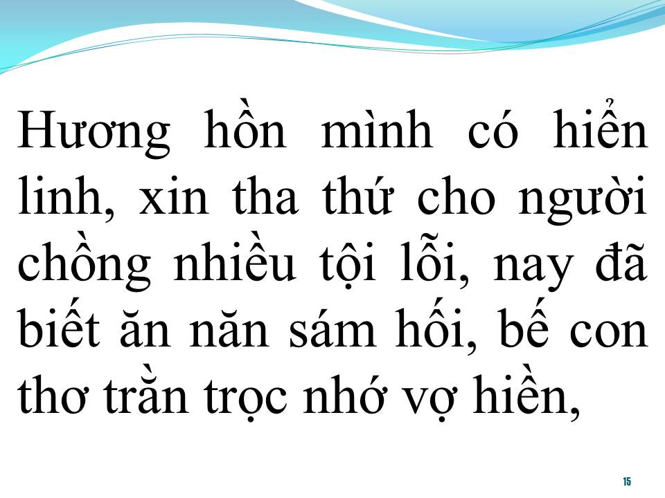 Lời bài hát NHỚ VỢ HIỀN (TÂN CỔ)