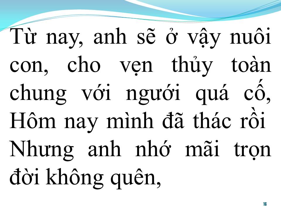 Lời bài hát NHỚ VỢ HIỀN (TÂN CỔ)