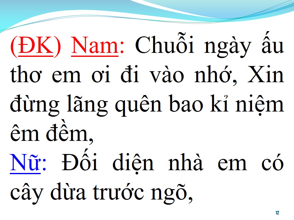 Lời bài hát ĐỐI DIỆN NHÀ EM (SONG CA)
