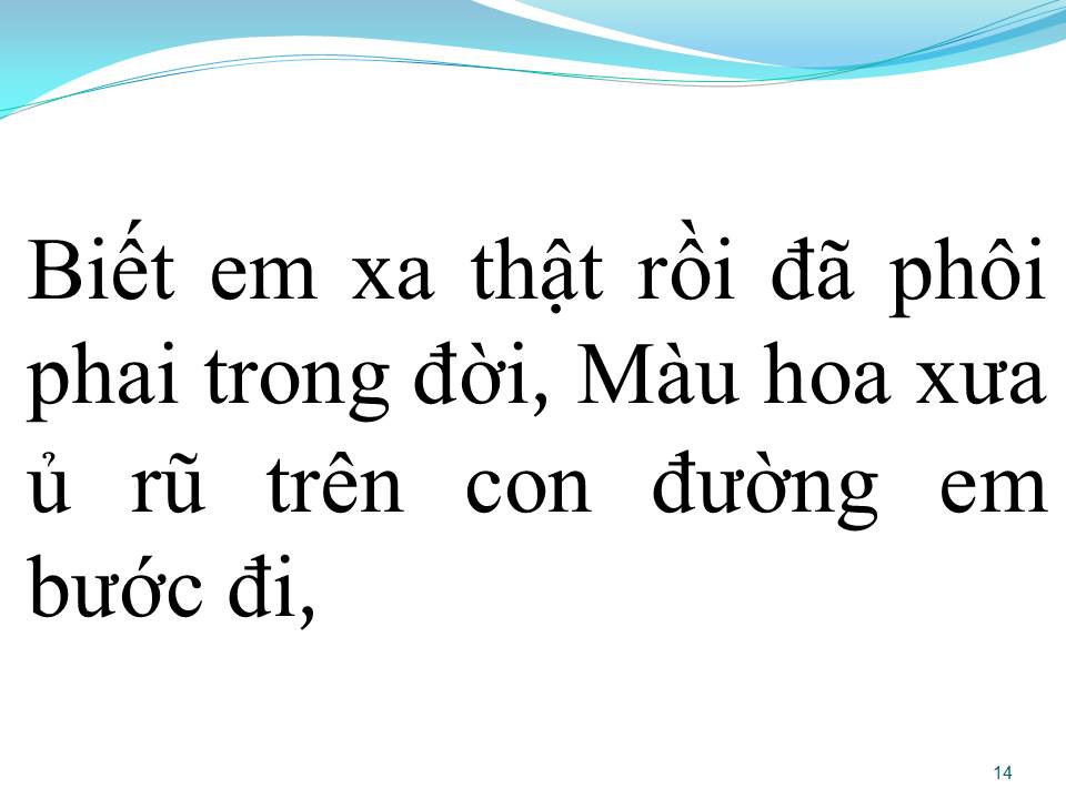 Lời bài hát LÃNG QUÊN CHIỀU THU