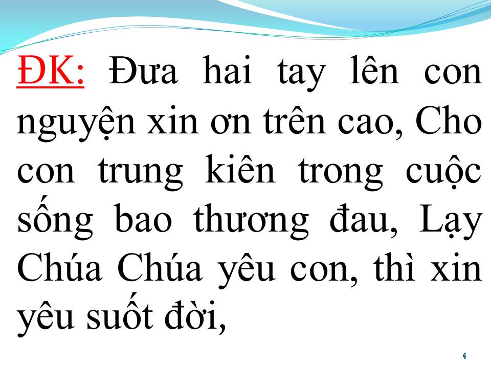 Lời bài hát MỘT LẦN DÂNG HIẾN