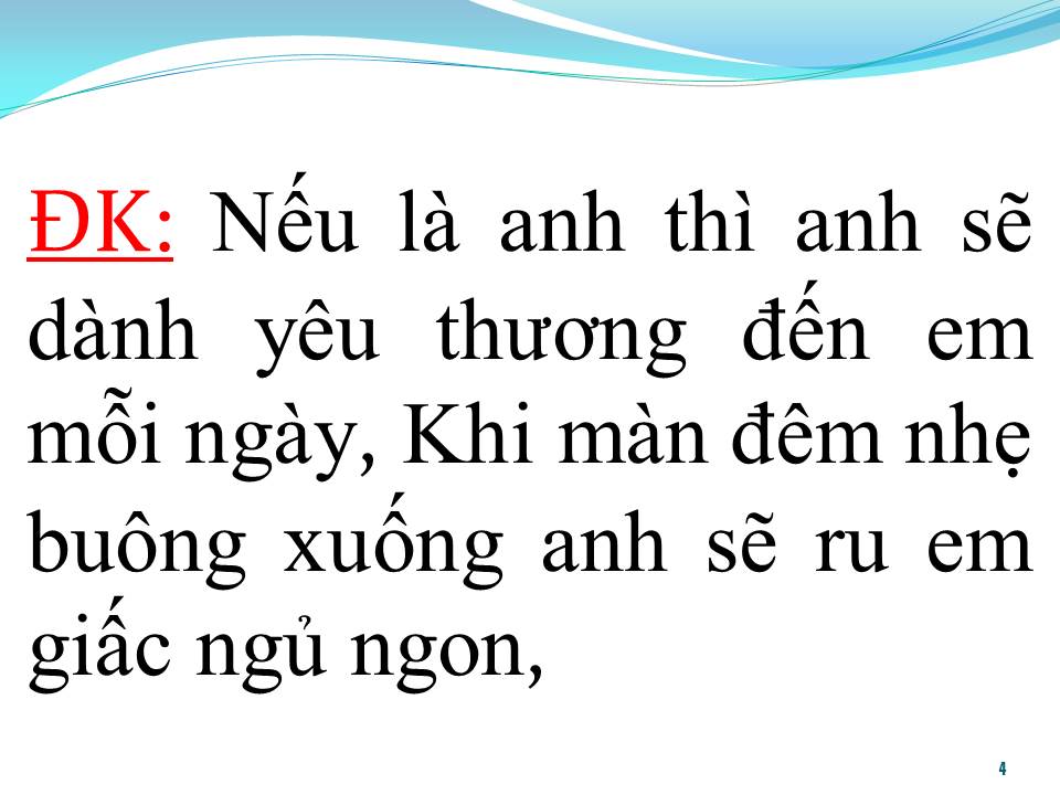 Lời bài hát NẾU LÀ ANH