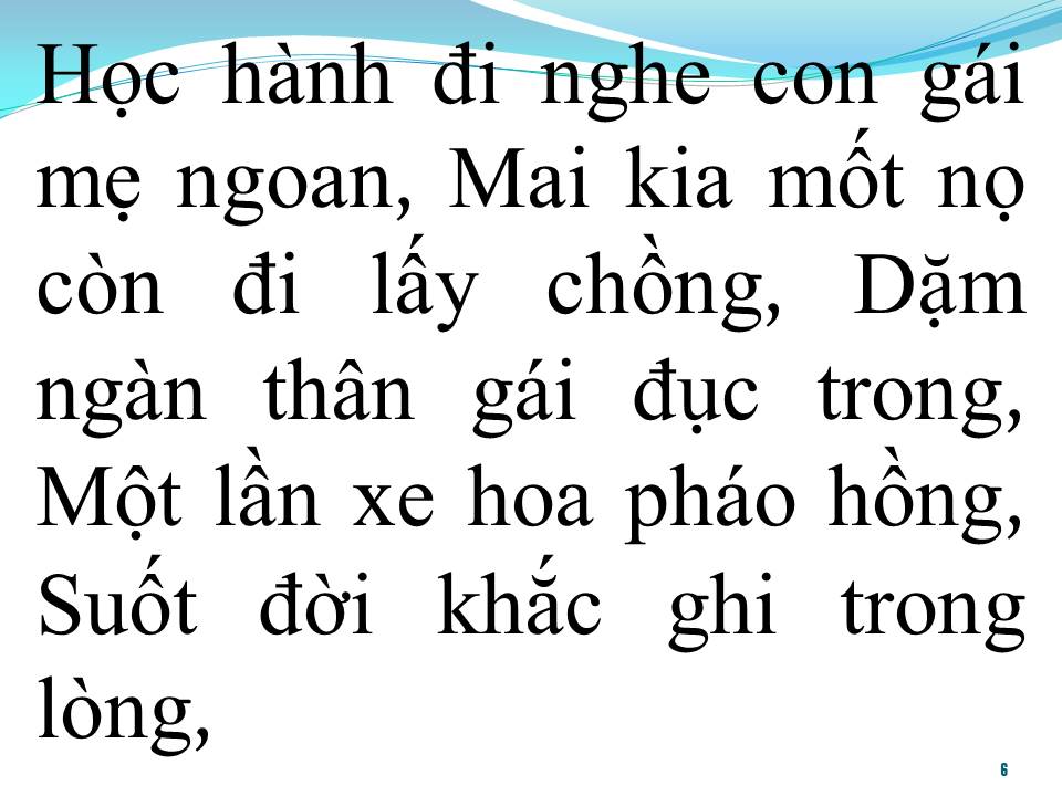 Lời bài hát CON GÁI CỦA MẸ