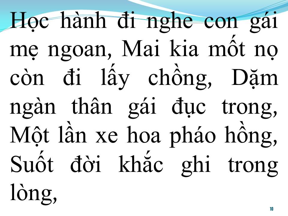 Lời bài hát CON GÁI CỦA MẸ
