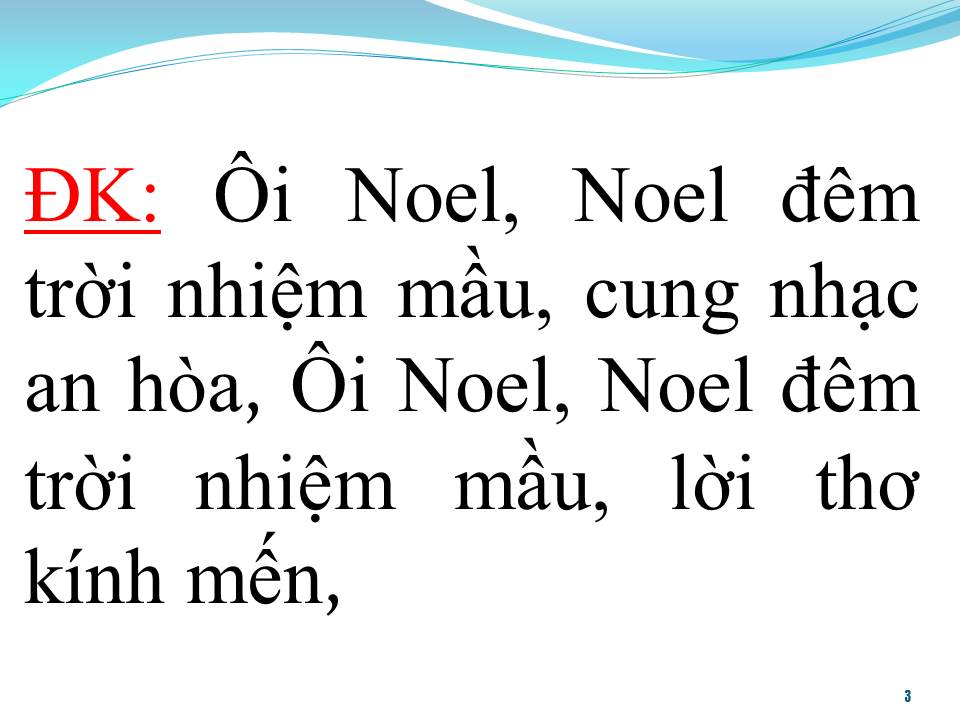 Lời bài hát ĐÊM NAY NOEL VỀ