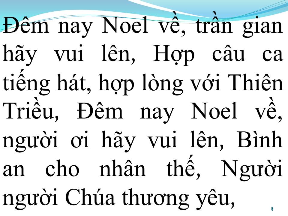 Lời bài hát ĐÊM NAY NOEL VỀ