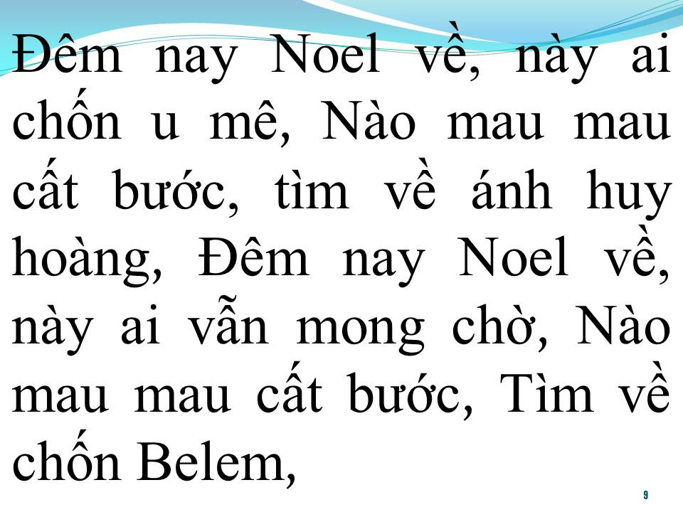 Lời bài hát ĐÊM NAY NOEL VỀ