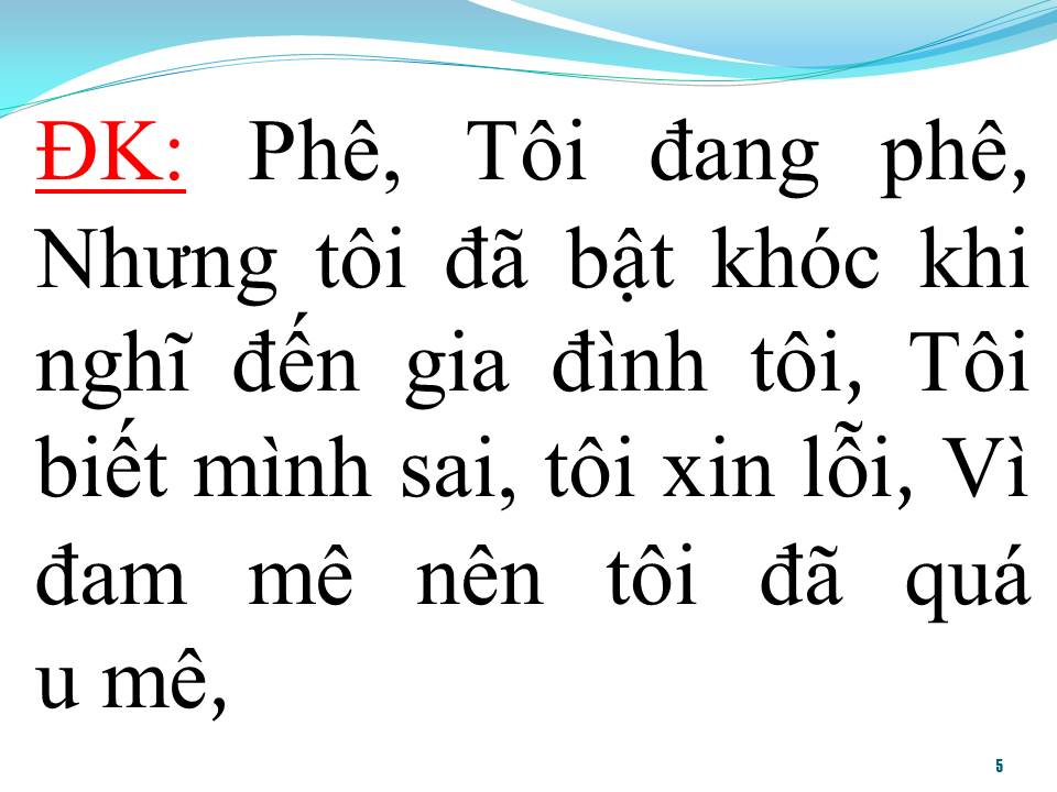 Lời bài hát PHÊ
