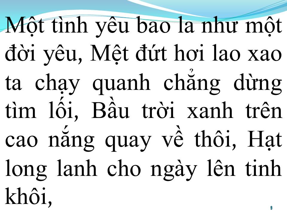 Lời bài hát ĐI TÌM TÌNH YÊU