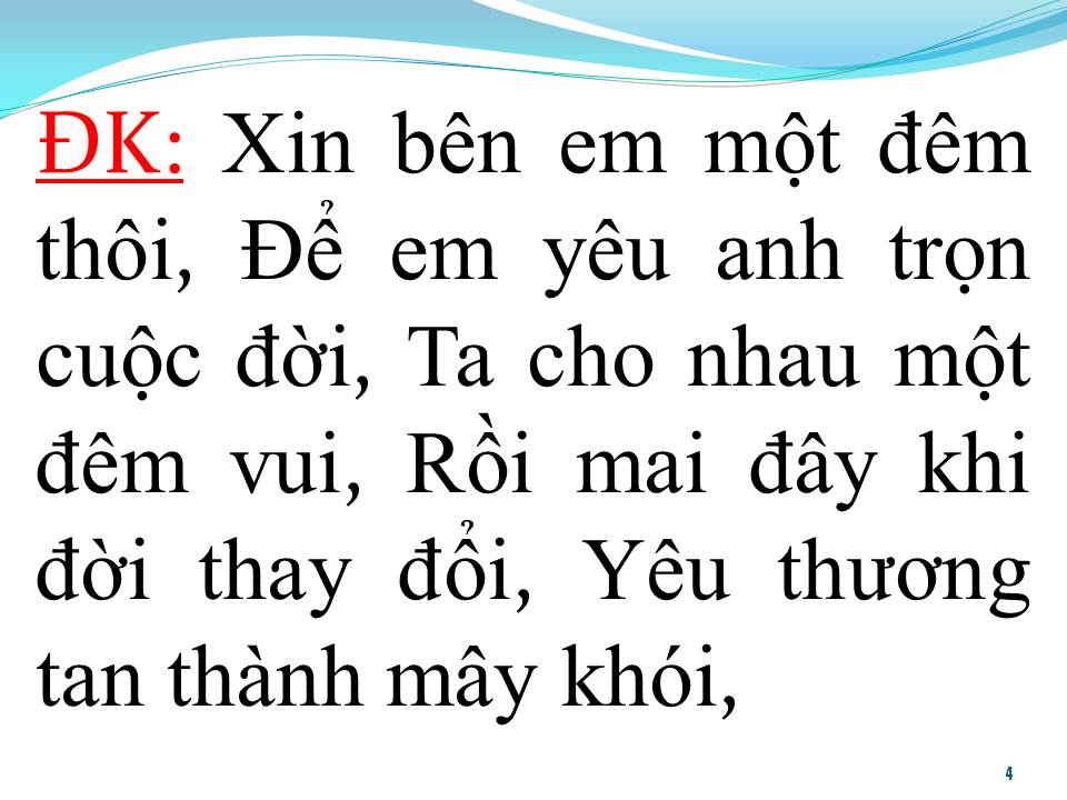 Lời bài hát MUỘN MÀNG