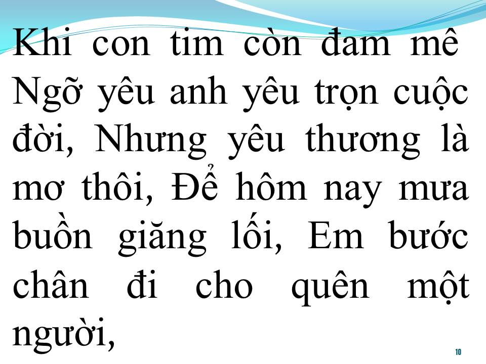 Lời bài hát MUỘN MÀNG