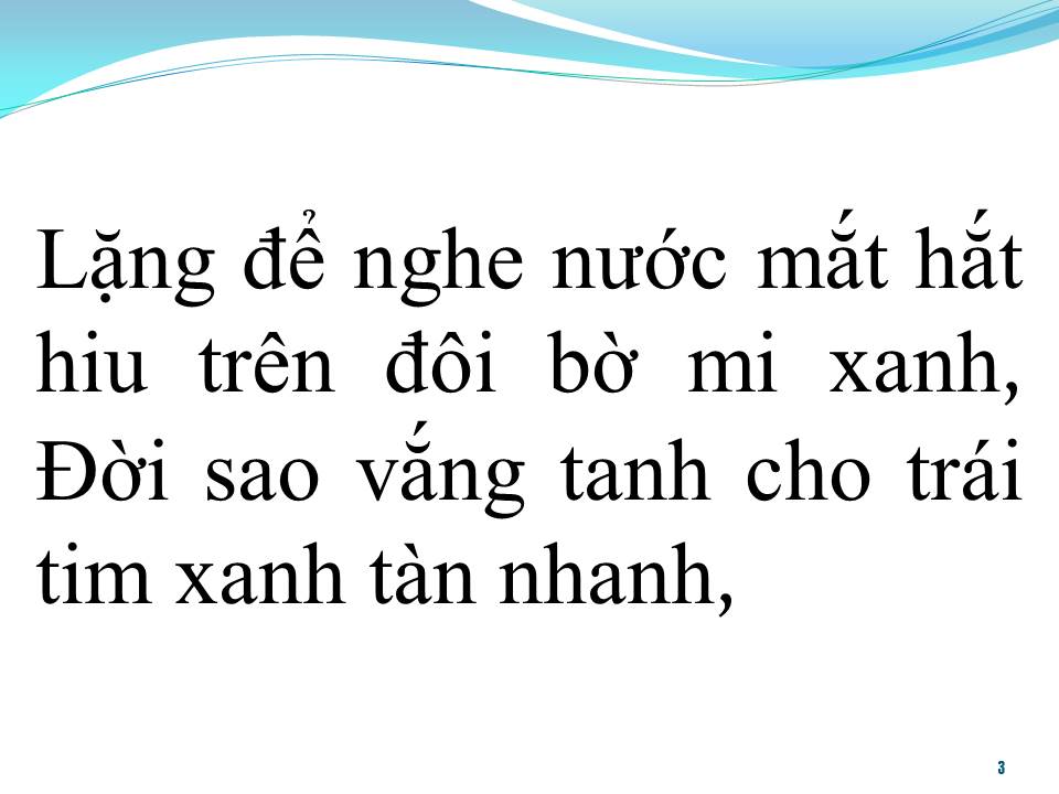 Lời bài hát LẶNG