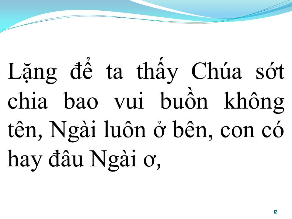Lời bài hát LẶNG