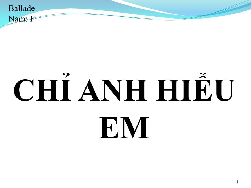 Lời bài hát CHỈ ANH HIỂU EM