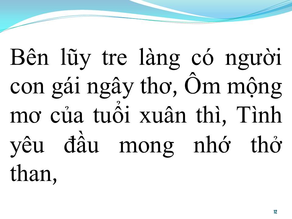 Lời bài hát TRÊN NHỊP CẦU TRE