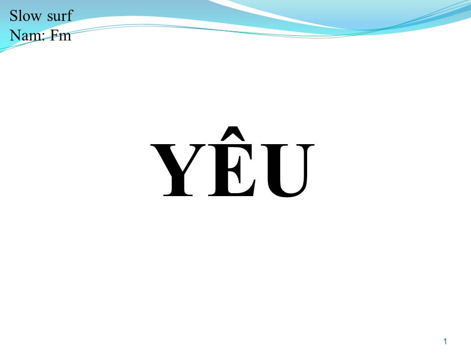 Lời bài hát YÊU