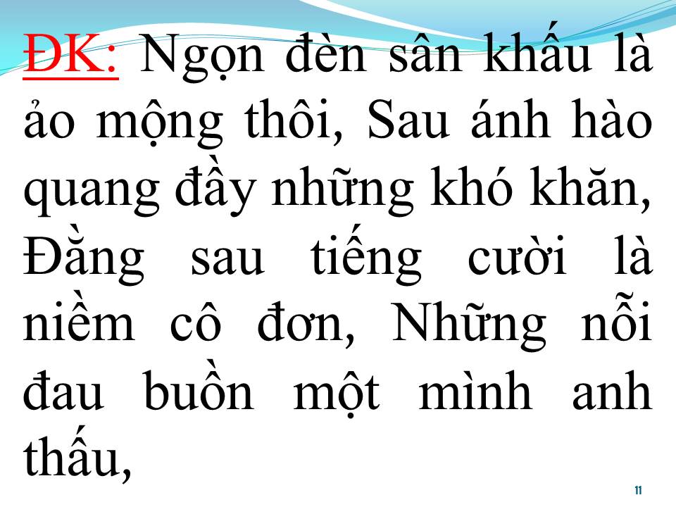 Lời bài hát SAU ÁNH HÀO QUANG
