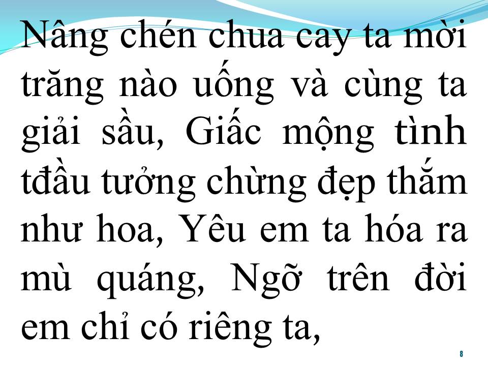 Lời bài hát UỐNG RƯỢU CÙNG TRĂNG
