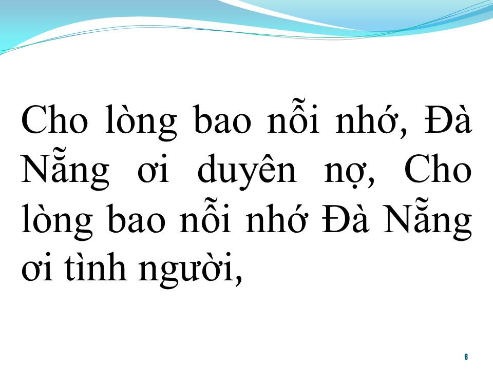 Lời bài hát ĐÀ NẴNG TÌNH NGƯỜI