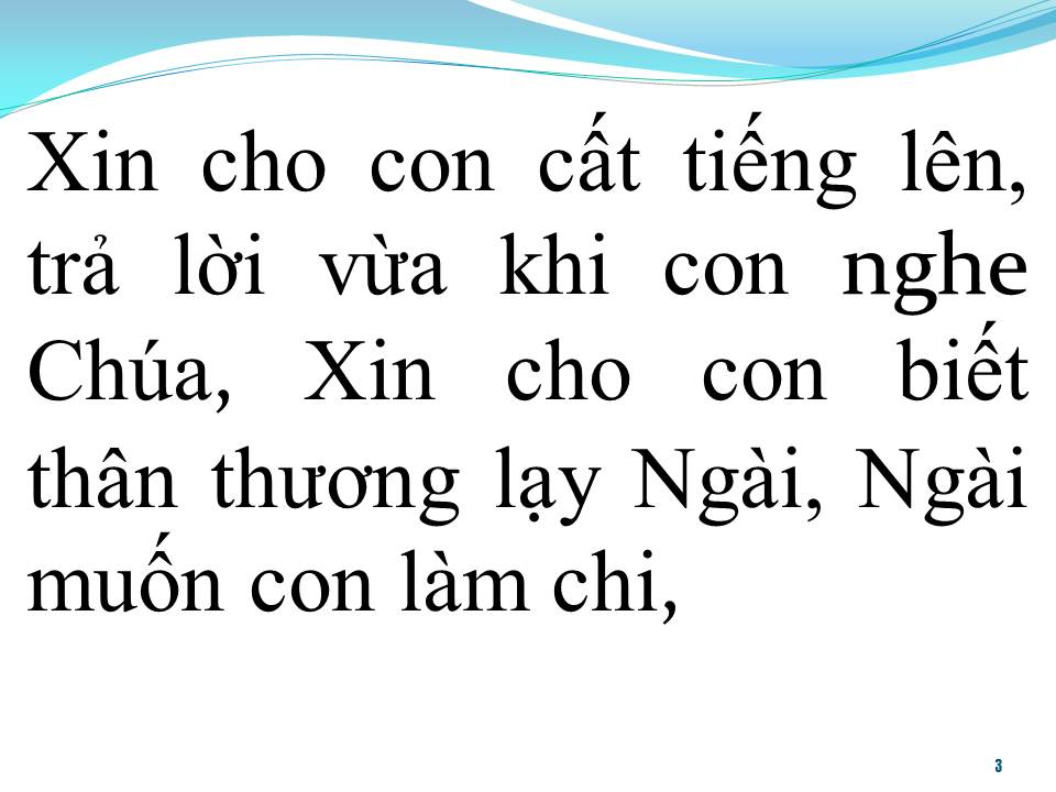 Lời bài hát LẮNG NGHE LỜI CHÚA
