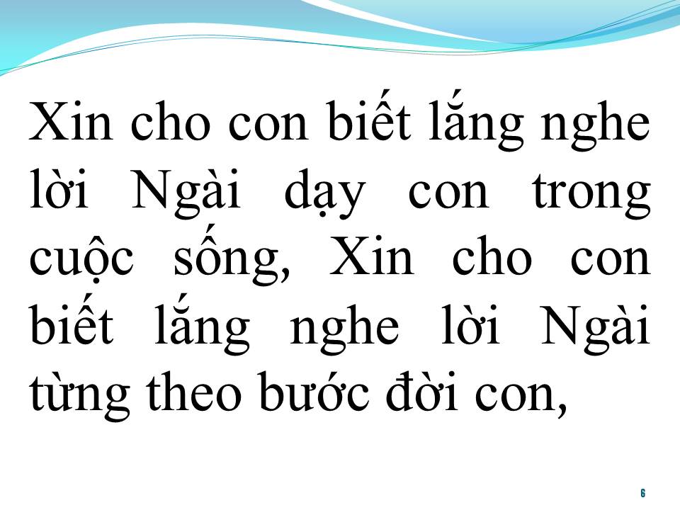 Lời bài hát LẮNG NGHE LỜI CHÚA
