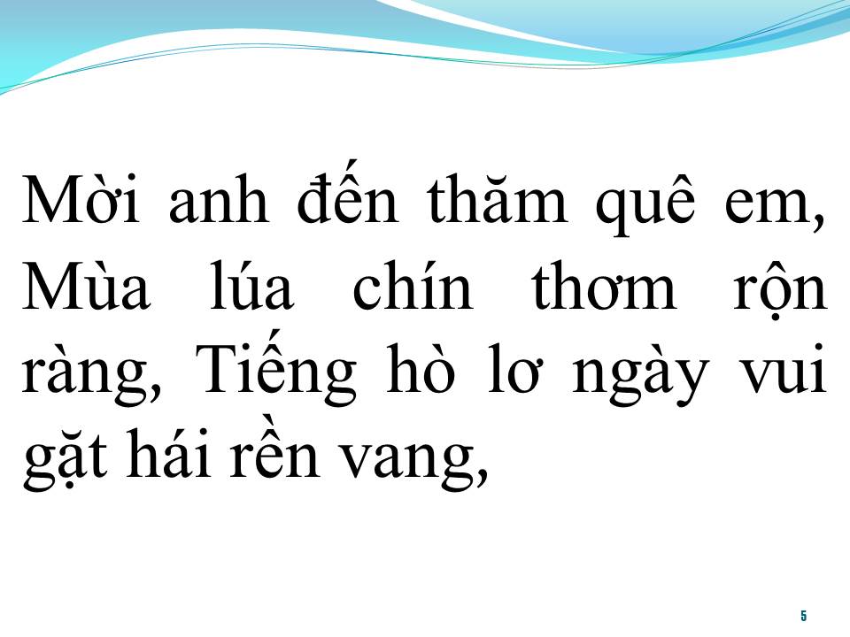 Lời bài hát MỜI ANH VỀ THĂM QUÊ EM