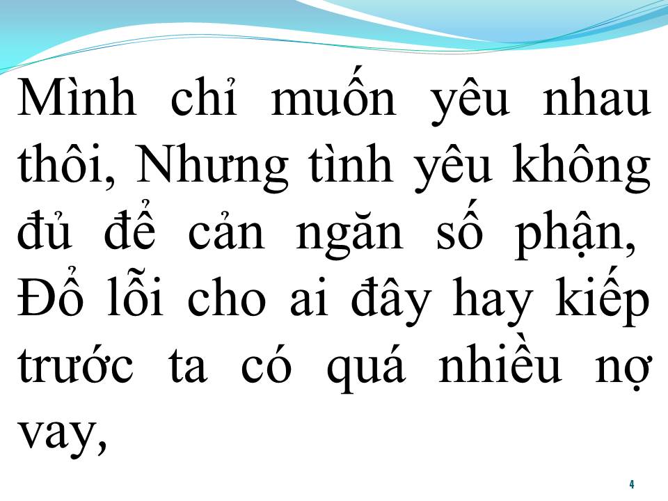 Lời bài hát CHUYỆN TÌNH TÔI