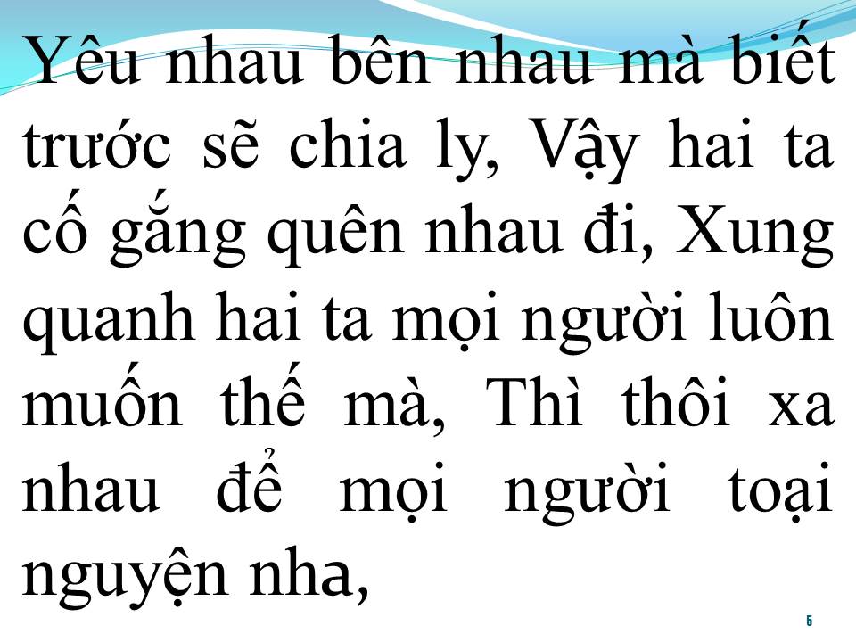 Lời bài hát CHUYỆN TÌNH TÔI