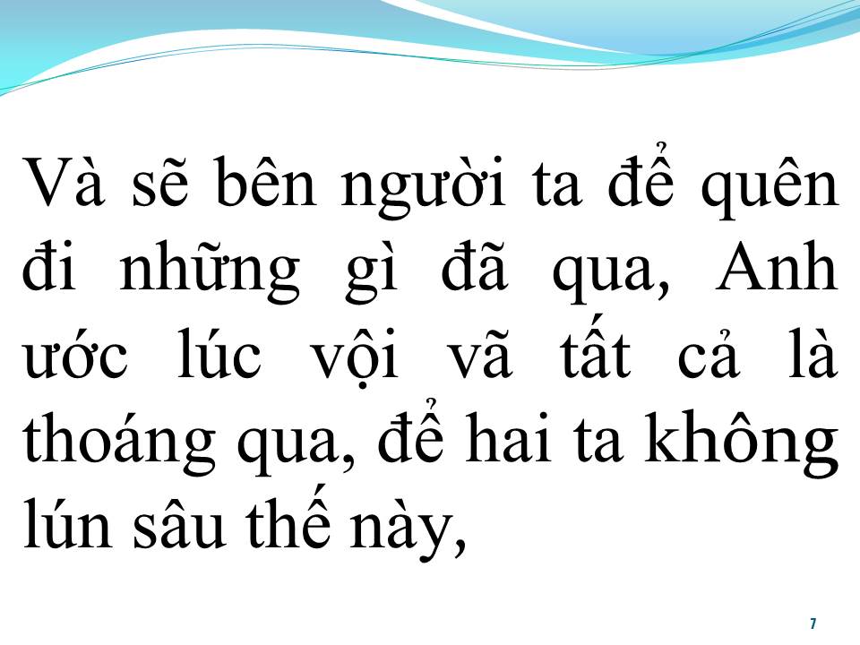 Lời bài hát CHUYỆN TÌNH TÔI