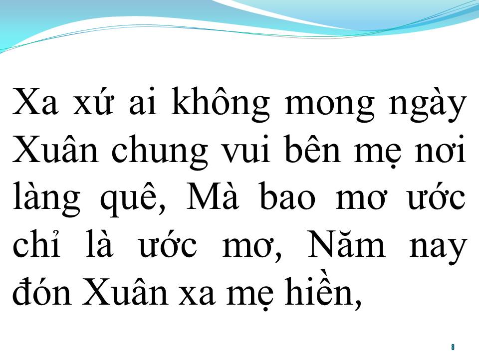 Lời bài hát GIAO THỪA XA XỨ