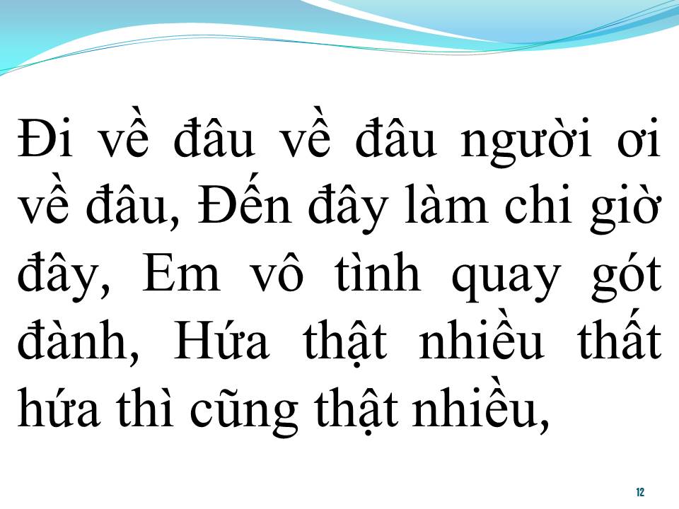 Lời bài hát HỨA THẬT NHIỀU THẤT HỨA THẬT NHIỀU