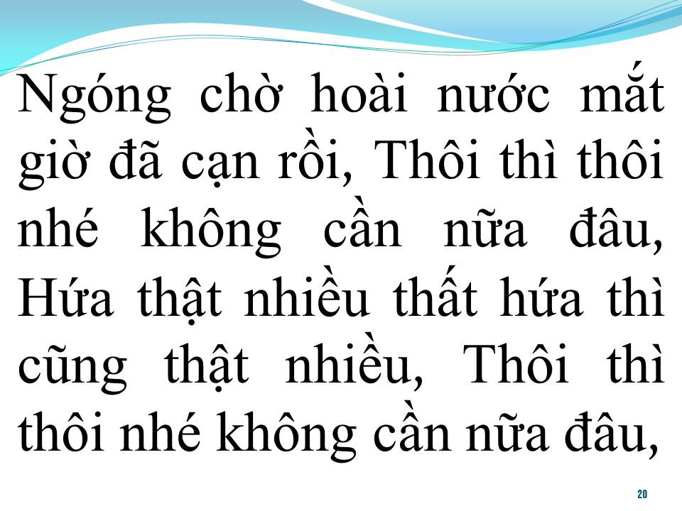 Lời bài hát HỨA THẬT NHIỀU THẤT HỨA THẬT NHIỀU