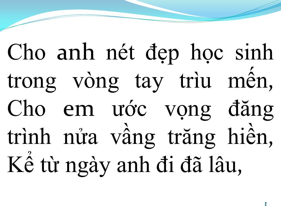 Lời bài hát BÀI CA CỦA NÀNG