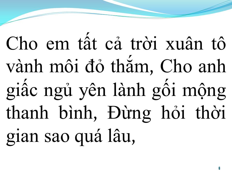 Lời bài hát BÀI CA CỦA NÀNG