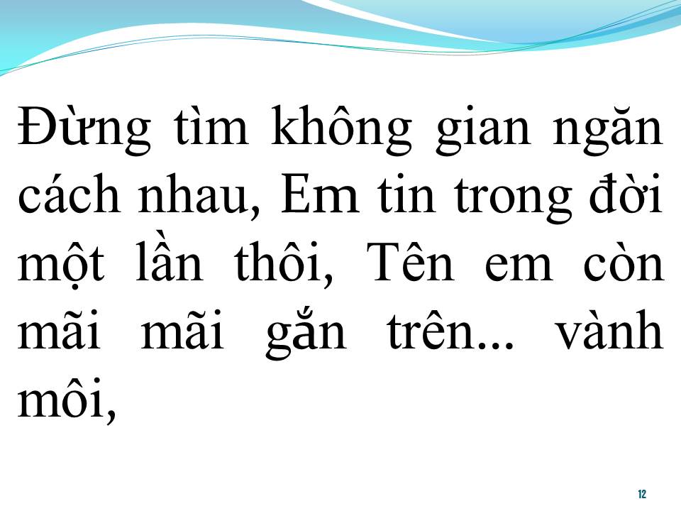 Lời bài hát BÀI CA CỦA NÀNG