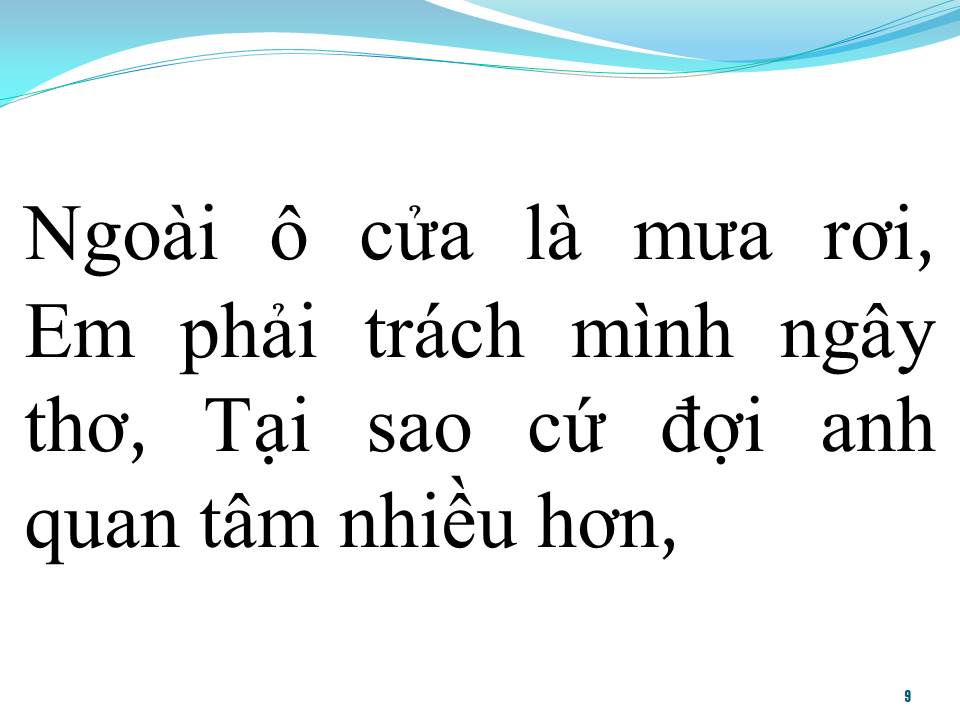 Lời bài hát YÊU MỘT NGƯỜI VÔ TÂM