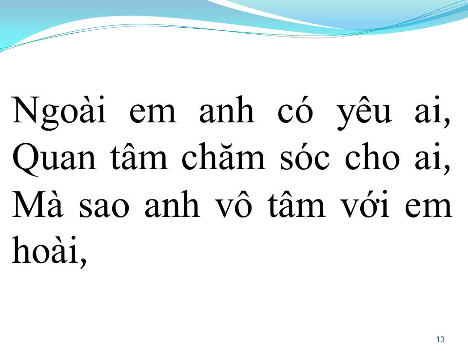 Lời bài hát YÊU MỘT NGƯỜI VÔ TÂM