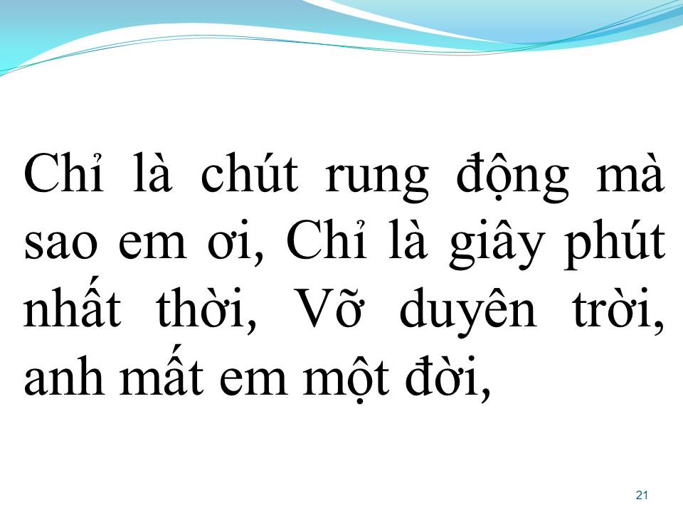 Lời bài hát YÊU MỘT NGƯỜI VÔ TÂM