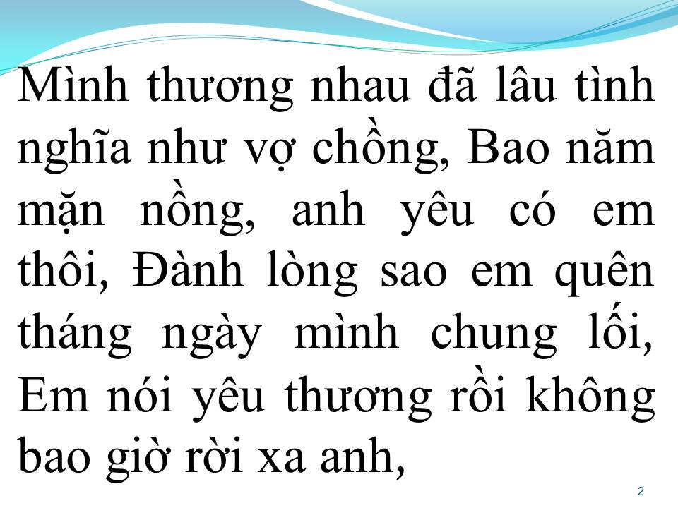 Lời bài hát TÌNH LỠ ĐÊM BUỒN