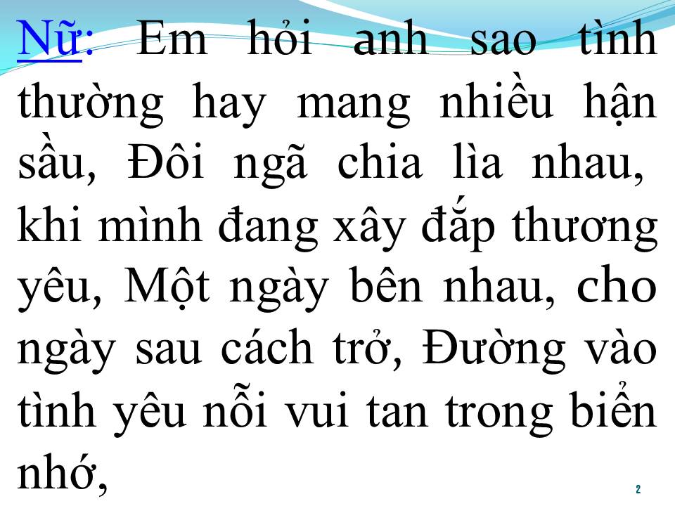 Lời bài hát HỎI ANH HỎI EM (SONG CA)