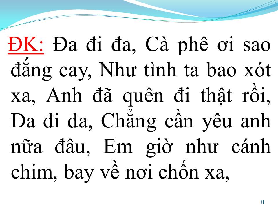 Lời bài hát CHỦ NHẬT BUỒN (SUNDAY BUỒN)