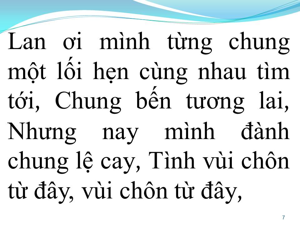 Lời bài hát CHUYỆN TÌNH LAN VÀ ĐIỆP 4