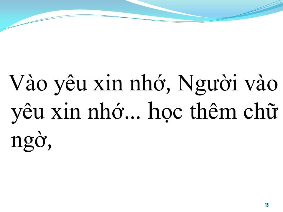 Lời bài hát CHUYỆN TÌNH LAN VÀ ĐIỆP 4