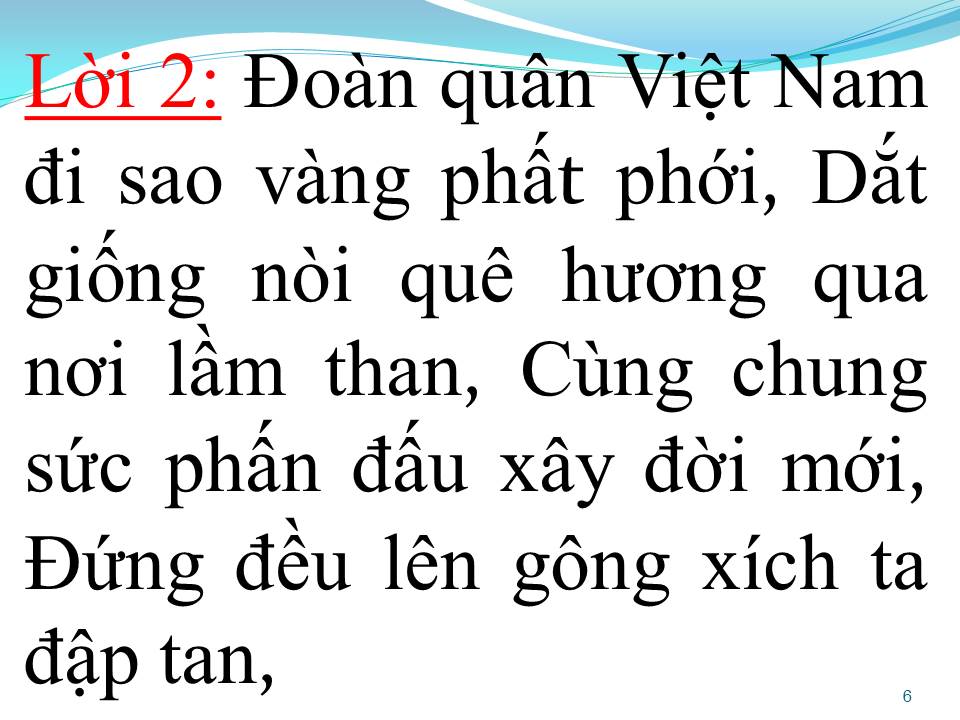 Lời bài hát QUỐC CA (TIẾN QUÂN CA)