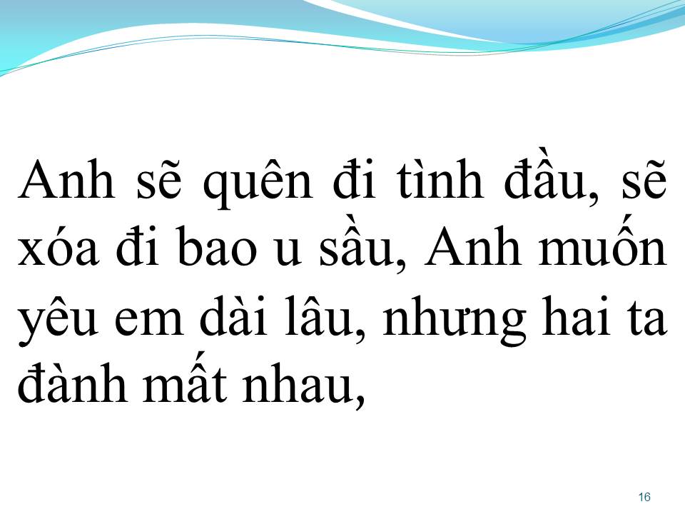 Lời bài hát ANH NHỚ EM NHIỀU LẮM