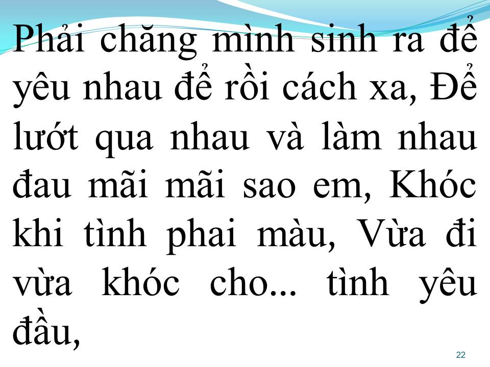Lời bài hát VỪA ĐI VỪA KHÓC