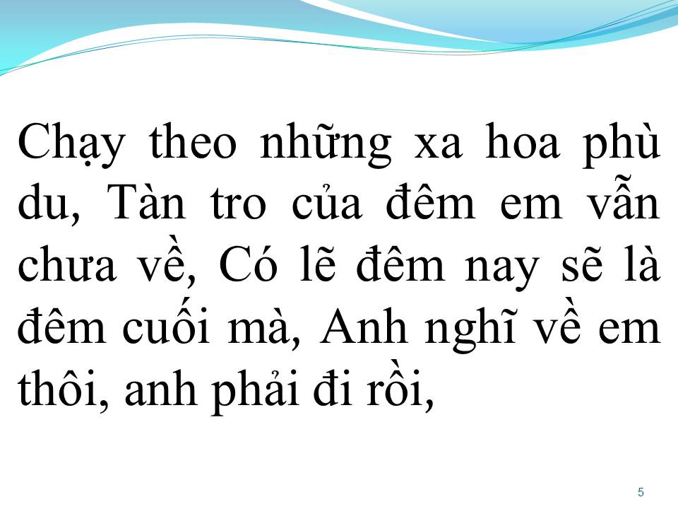 Lời bài hát EM VẪN CHƯA VỀ
